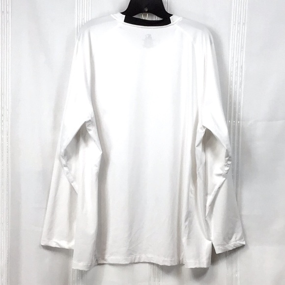🏈 STARTER Arctic White Dri-Star Vented Under Arm Long Sleeve Jersey - Picture 5 of 6